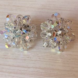 Aurora Borealis Vintage Earrings